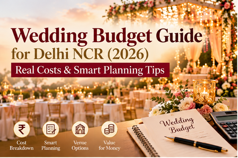 Wedding Budget Guide for Delhi NCR (2026): Real Costs & Smart Planning Tips